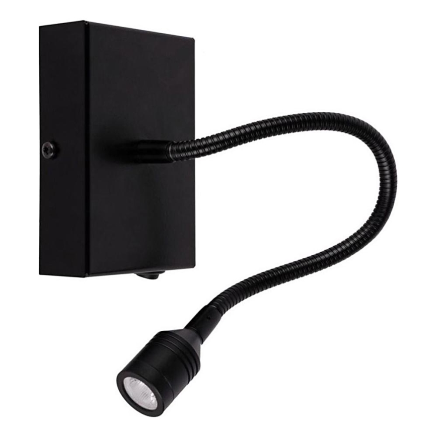 LED-seinävalaisin LECTOR LED/2,5W/230V musta