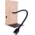 LED-seinävalaisin LECTOR LED/2,5W/230V USB tammi
