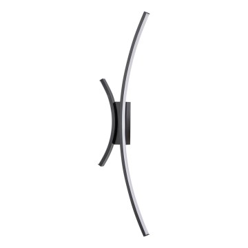 LED-seinävalaisin LED/12W/230V 3000-6000K musta