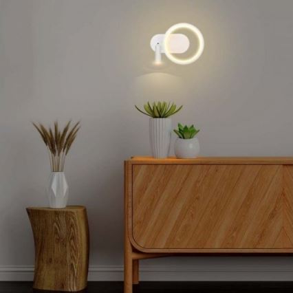 LED-seinävalaisin LED/14W/230V 4000K valkoinen