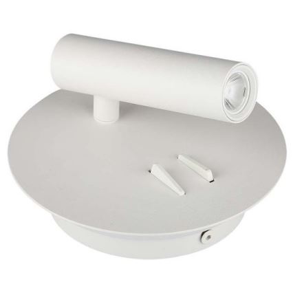 LED-seinävalaisin LED/3W/230V + LED/6W/230V 3000K valkoinen