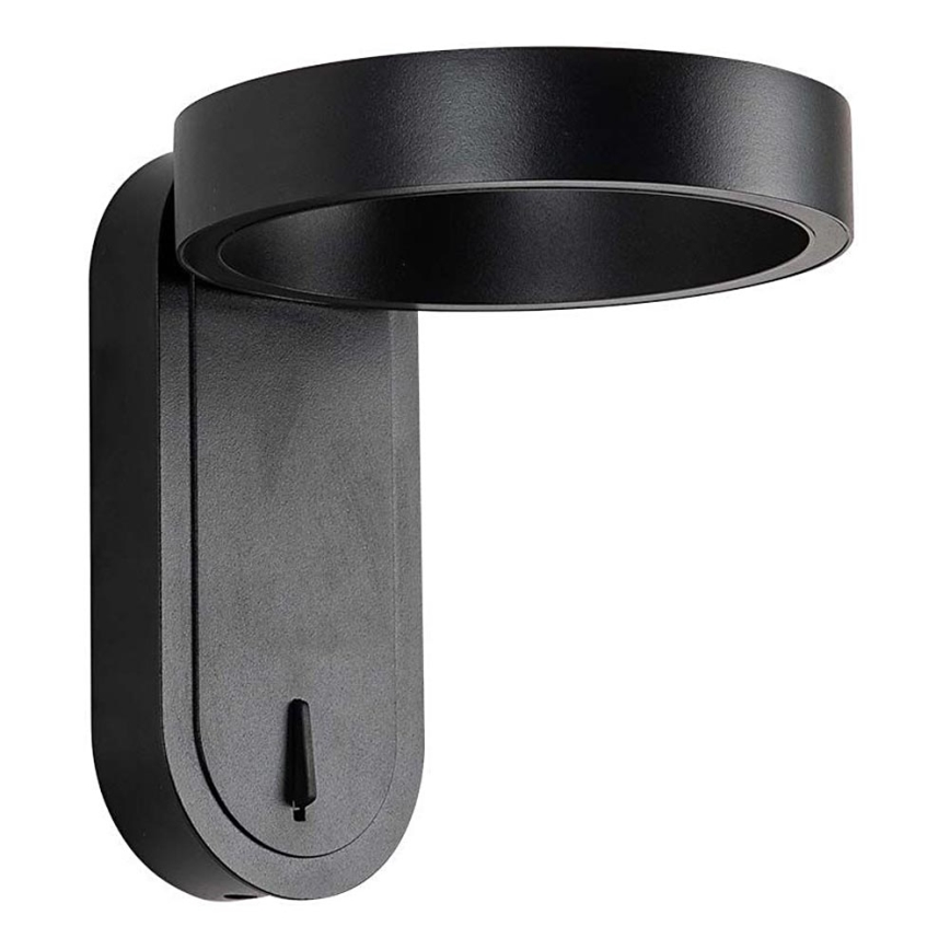 LED-seinävalaisin LED/5W/230V 3000K/4000K musta