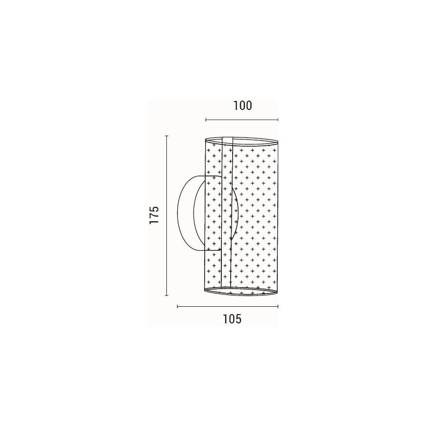 LED-seinävalaisin LED/8W/230V 3000K