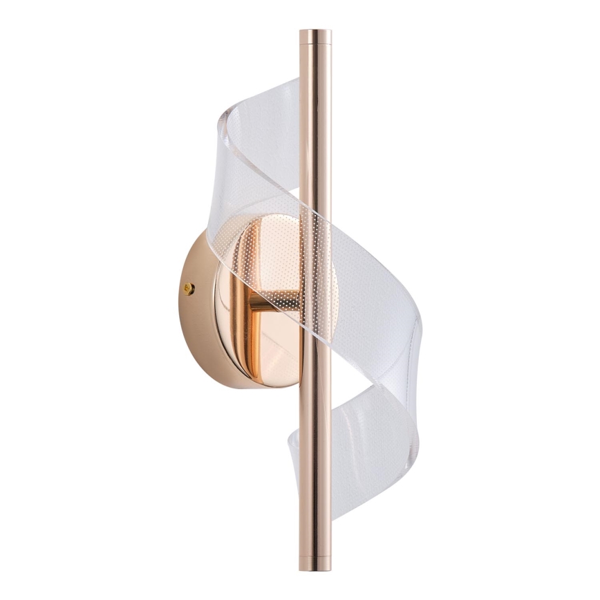 LED-seinävalaisin LED/8W/230V 3000K kulta