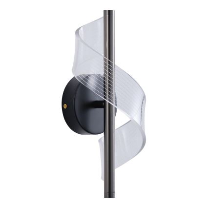 LED-seinävalaisin LED/8W/230V 3000K musta