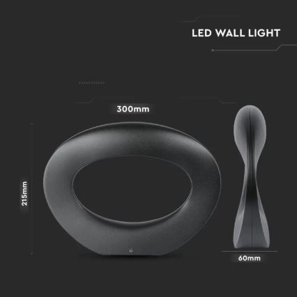 LED Seinävalaisin LED/9W/230V