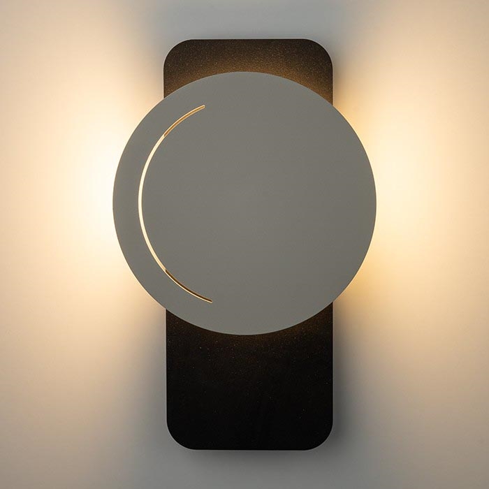 LED-seinävalaisin LITO LED/7W/230V musta/beige