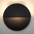 LED-seinävalaisin LUNA LED/7W/230V halkaisija 26 cm musta
