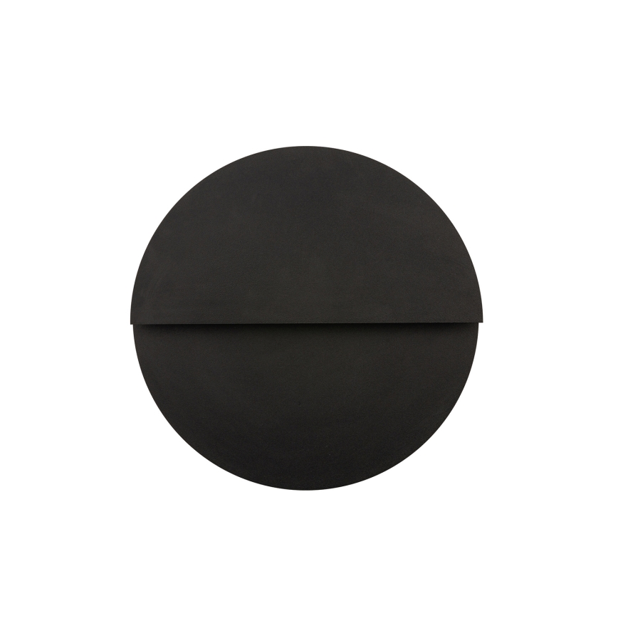 LED-seinävalaisin LUNA LED/7W/230V halkaisija 26 cm musta