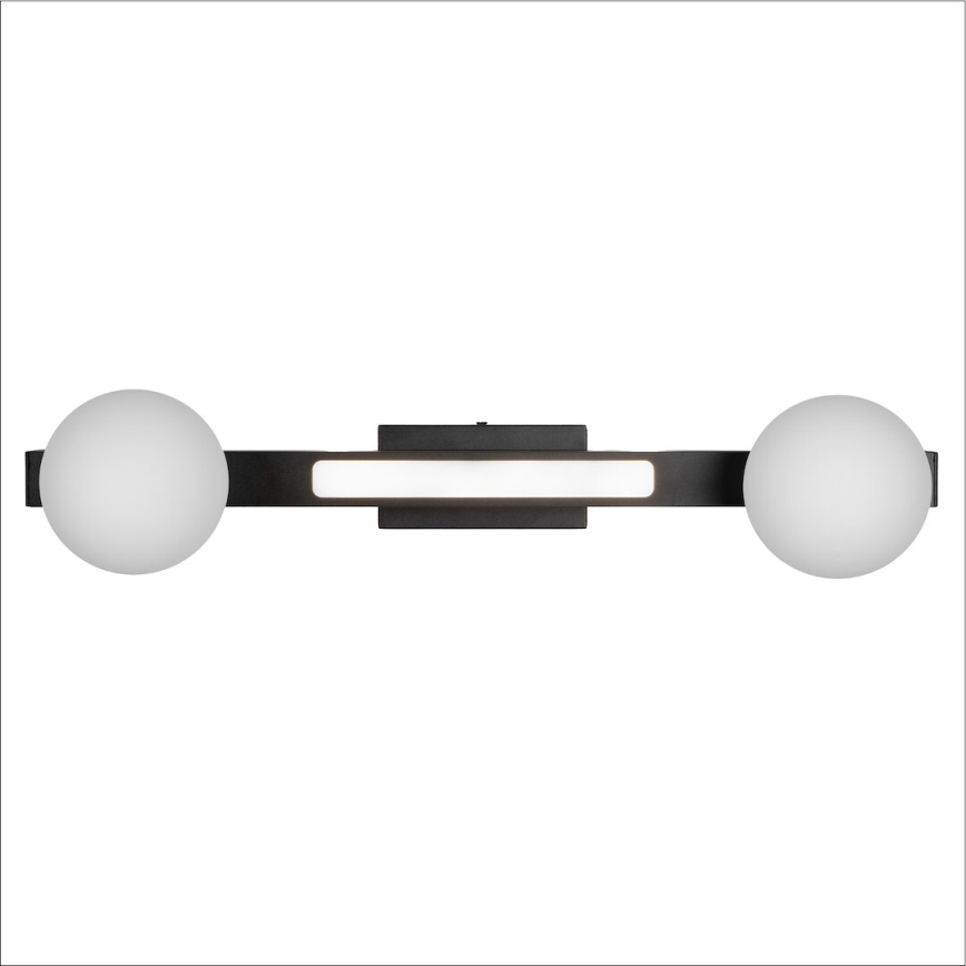 LED-seinävalaisin MAGNET LED/13W/230V + 2xG9/60W 3000/4000K musta