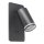 LED-seinävalaisin PARIISI 1xGU10/10W/230V + LED/6W/230V musta