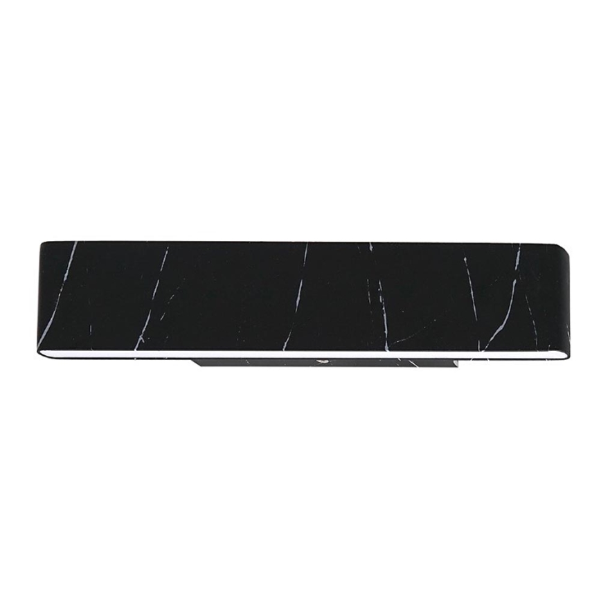 LED-seinävalaisin PIERCE LED/12W/230V 30 cm musta
