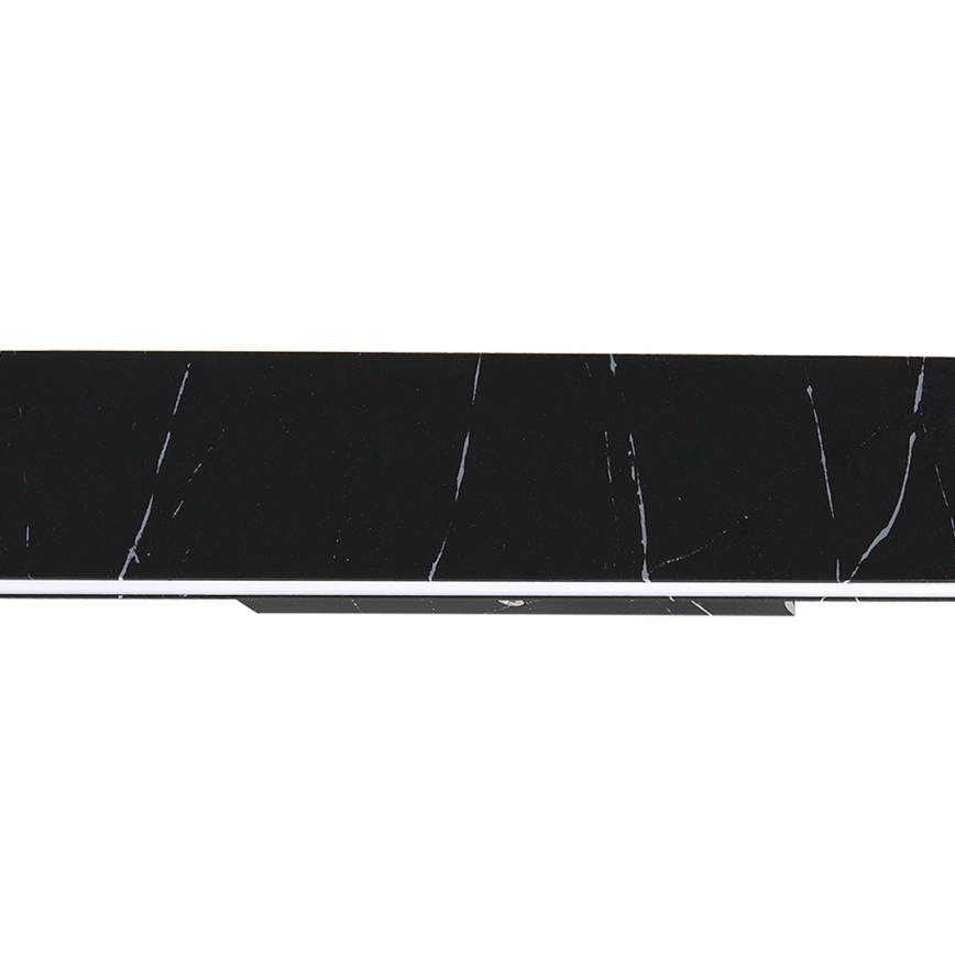 LED-seinävalaisin PIERCE LED/12W/230V 30 cm musta