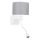 LED-seinävalaisin POLO 1xE27/40W+LED/2W 230V valkoinen