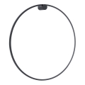 LED-seinävalaisin SATURNO LED/46W/230V Ø 80 cm IP44 antrasiitti