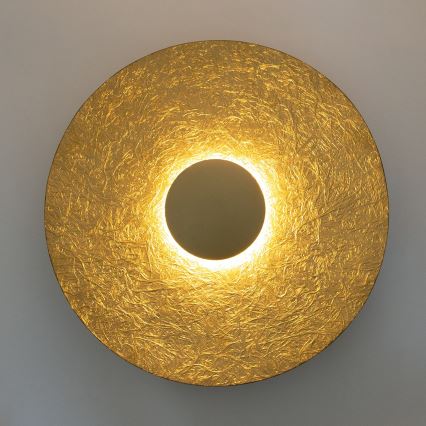 LED-seinävalaisin SOLE LED/16W/230V halkaisija 65 cm kulta