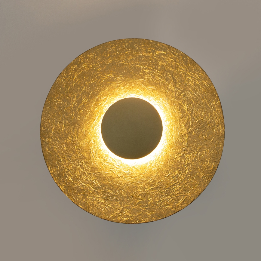LED-seinävalaisin SOLE LED/7W/230V halkaisija 44 cm kulta