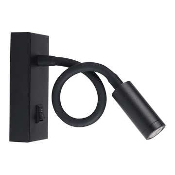 LED-seinävalaisin TONIL LED/2,7W/230V musta