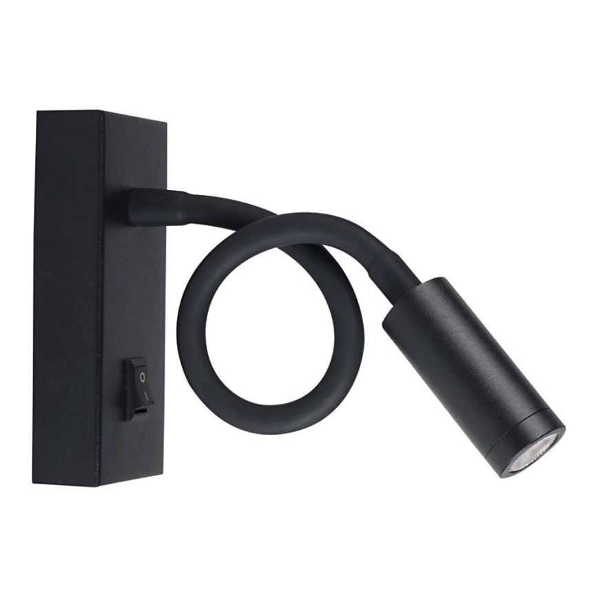LED-seinävalaisin TONIL LED/2,7W/230V musta