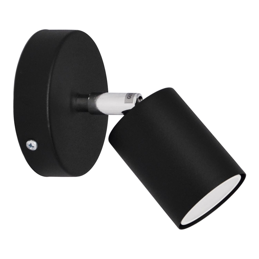 LED-seinävalaisin TUNE 1xGU10/4,8W/230V musta
