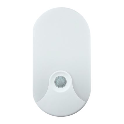 LED-seinävalaisin ulkokäyttöön liiketunnistimella, 18 W, 230 V, IP44, valkoinen