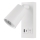 LED-seinävalaisin USB:n kanssa LED/5W/230V valkoinen