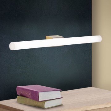LED-seinävalaisin VISAGIST 1xS14d/8W/230V messinki