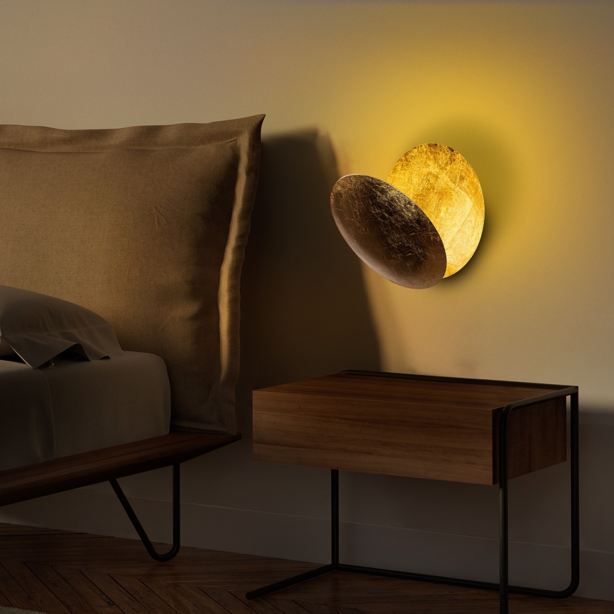 LED-seinävalaisin YOSMA LED/5W/230V 3000K kulta