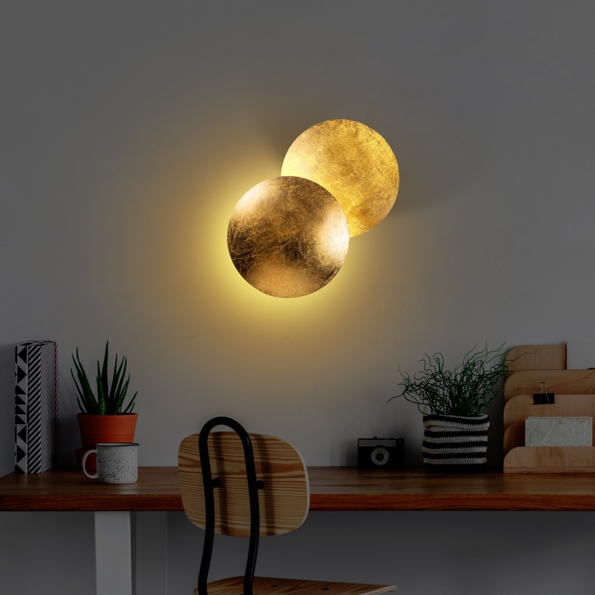 LED-seinävalaisin YOSMA LED/5W/230V 3000K kulta