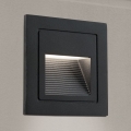LED Sisäänrakennettu valo LORO LED/2W/230V IP65 musta