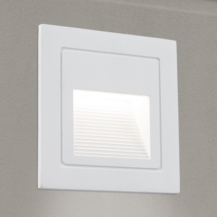 LED Sisäänrakennettu valo LORO LED/2W/230V IP65 valkoinen