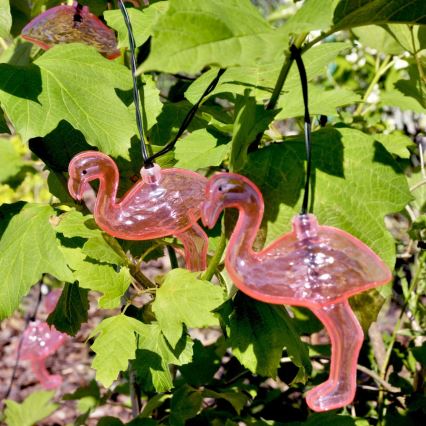 LED Solar koristeellinen ketju 10xLED 3,8 IP44 flamingo