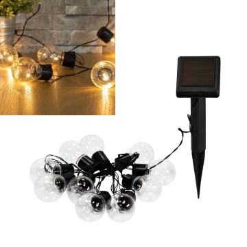 LED Solar koristeellinen ketju LED/1,2V 3,8 m IP44