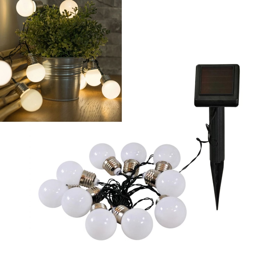 LED Solar koristeellinen ketju LED/1,2V 3,8 m IP44