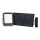 LED Solar valonheitin LED/15W/3,7V IP65 4000K musta + kauko-ohjaus