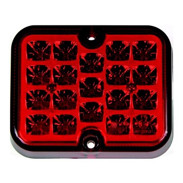 LED-sumuvalo SINGLE LED / 1,9W / 12V IP67 punainen