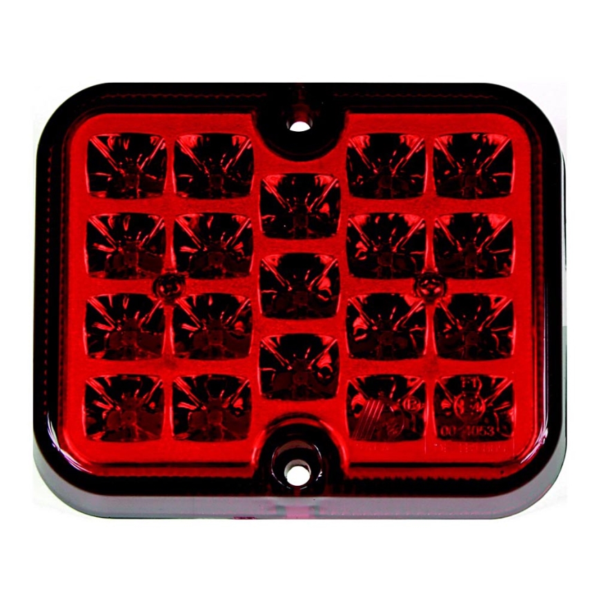 LED-sumuvalo SINGLE LED / 1,9W / 12V IP67 punainen