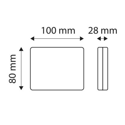 LED-sumuvalo SINGLE LED / 1,9W / 12V IP67 punainen