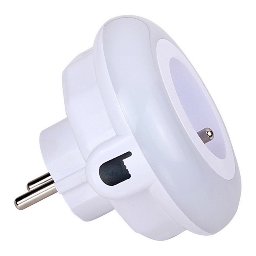 LED Suuntavalo hämärätunnistimella ja pistorasialla LED/0,6W/230V