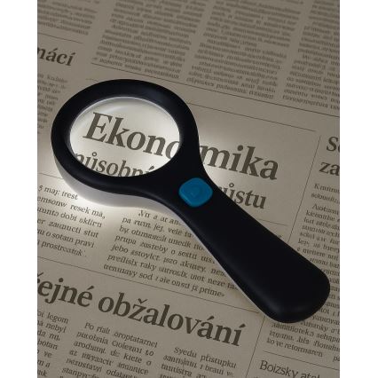 LED-suurennuslasi 3× suurennus LED-valaistuksella/3W/2×AAA IP22