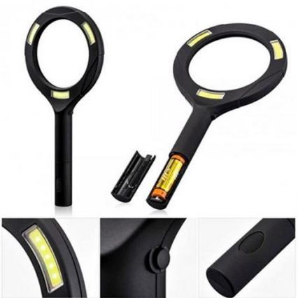 LED-suurennuslasi 5 × ZOOM, taustavalaistu LED / 3W IP44