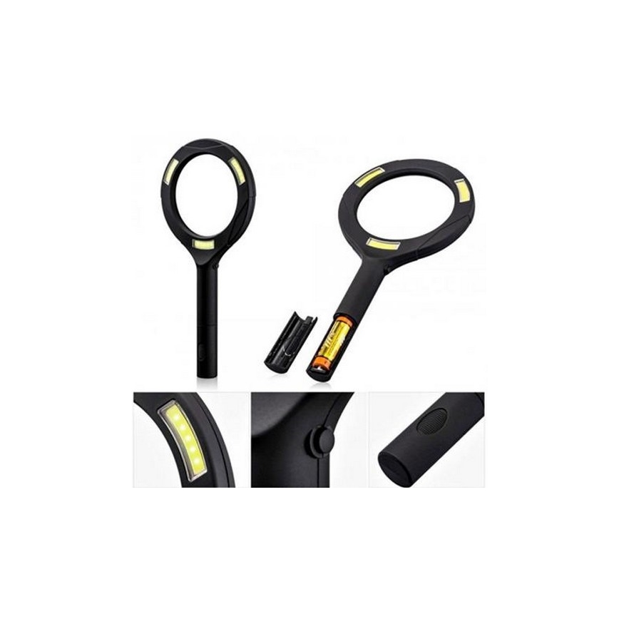 LED-suurennuslasi 5 × ZOOM, taustavalaistu LED / 3W IP44