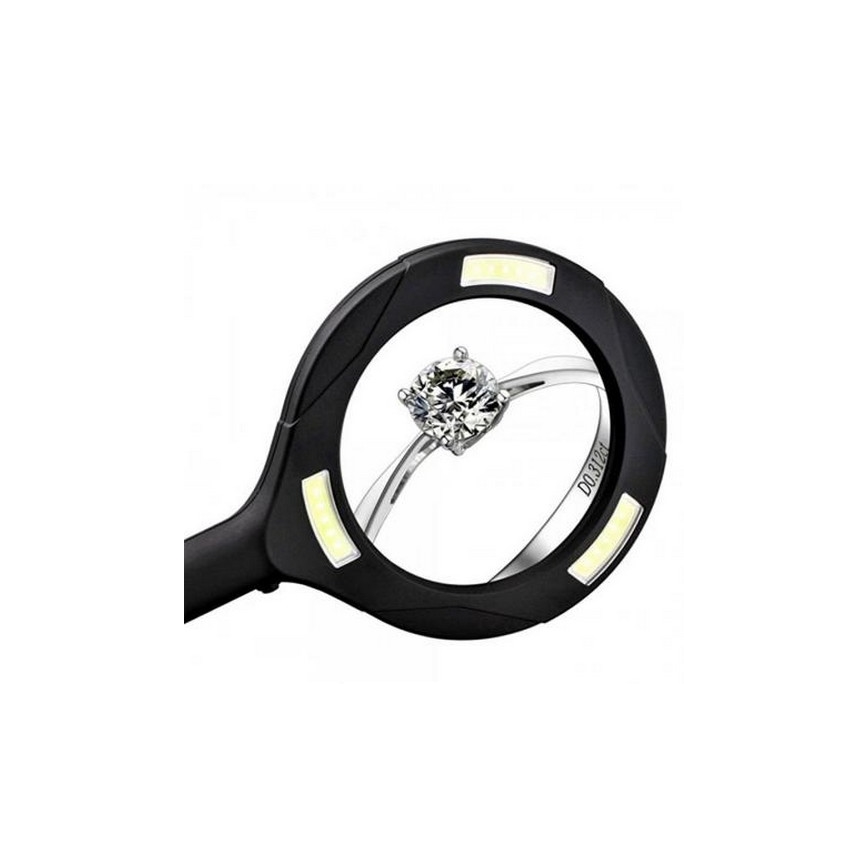 LED-suurennuslasi 5 × ZOOM, taustavalaistu LED / 3W IP44