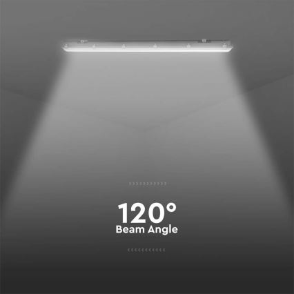 LED-tekniikalla varustettu loisteputkivalaisin liiketunnistimella ja hämäräanturilla LED/48W/230V IP65 6500K 150 cm