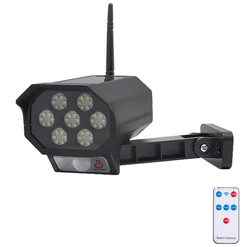 LED Tekovalvontakamera anturilla ja aurinkopaneelilla LED/5W/5,5V IP65 + kauko-ohjaus