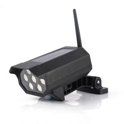 LED Tekovalvontakamera anturilla ja aurinkopaneelilla LED/5W/5,5V IP65 + kauko-ohjaus