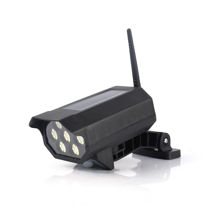 LED Tekovalvontakamera anturilla ja aurinkopaneelilla LED/5W/5,5V IP65 + kauko-ohjaus
