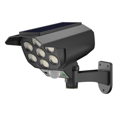 LED Tekovalvontakamera anturilla ja aurinkopaneelilla LED/5W/5,5V IP65 + kauko-ohjaus