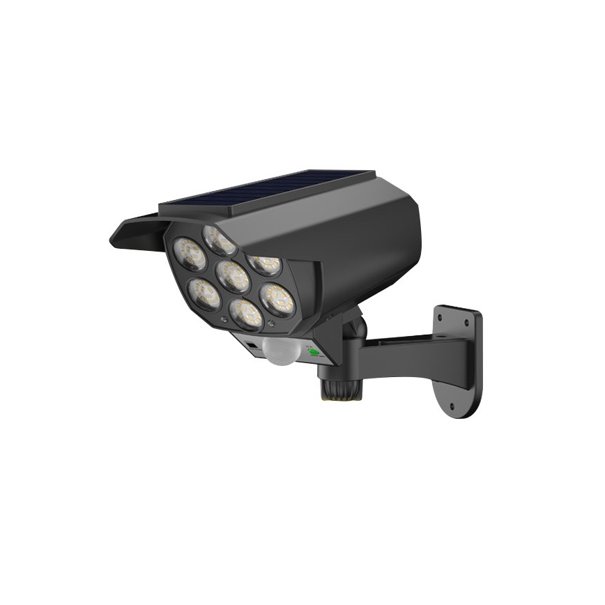LED Tekovalvontakamera anturilla ja aurinkopaneelilla LED/5W/5,5V IP65 + kauko-ohjaus