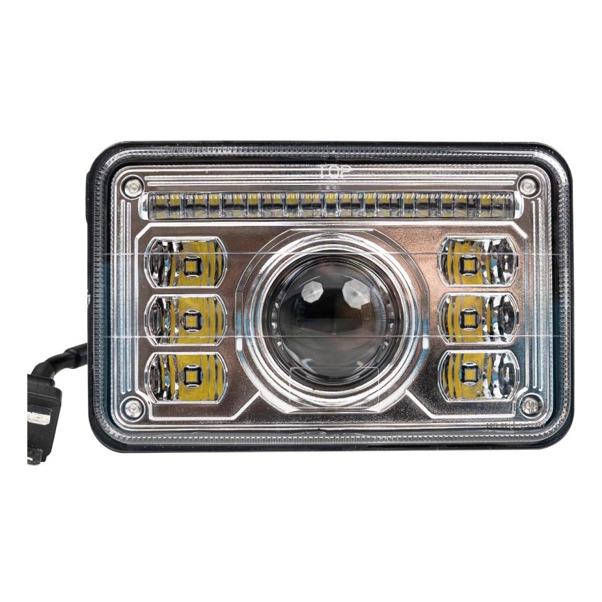 LED Traktorin etuvalo LED/69W/10-30V IP69 5700K suorakulmainen